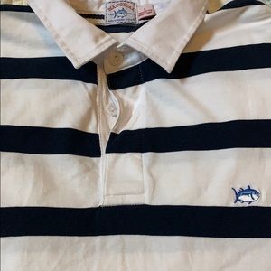 Southern tide long sleeve rugby style polo